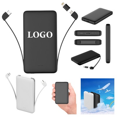 Universal 3-in-1 Cable Power Bank